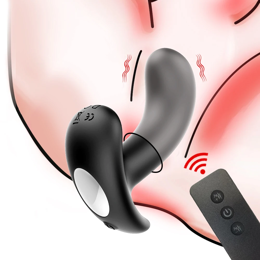 Zdjęcie produktu z kategorii zabawek erotycznych dla gejów - Silicone Anal Plug Vibrator Adult