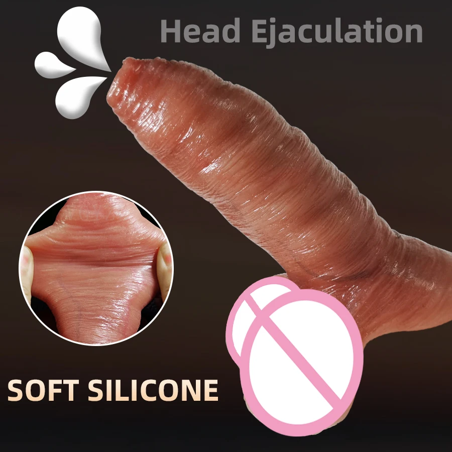 Zdjęcie produktu z kategorii nakładek na penisa - Realistic Silicone Reusable Penis Sleeve