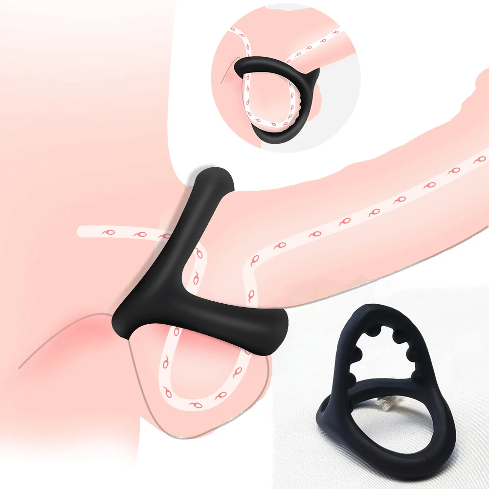 Zdjęcie produktu z kategorii gadżetów BDSM - Delay Ejaculation Penis Rings Male