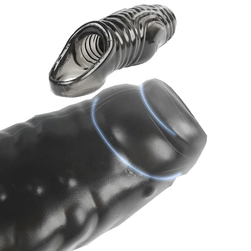 Zdjęcie produktu z kategorii nakładek na penisa - New Reusable Penis Sleeve Glans