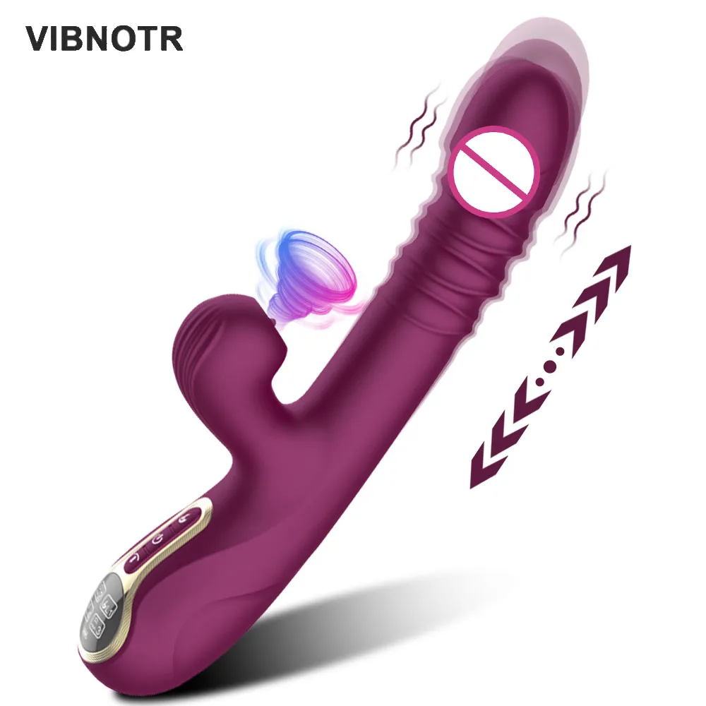 Zdjęcie produktu z kategorii wibratorów pchających - Thrusting Pushing Vibrator Sex Toy