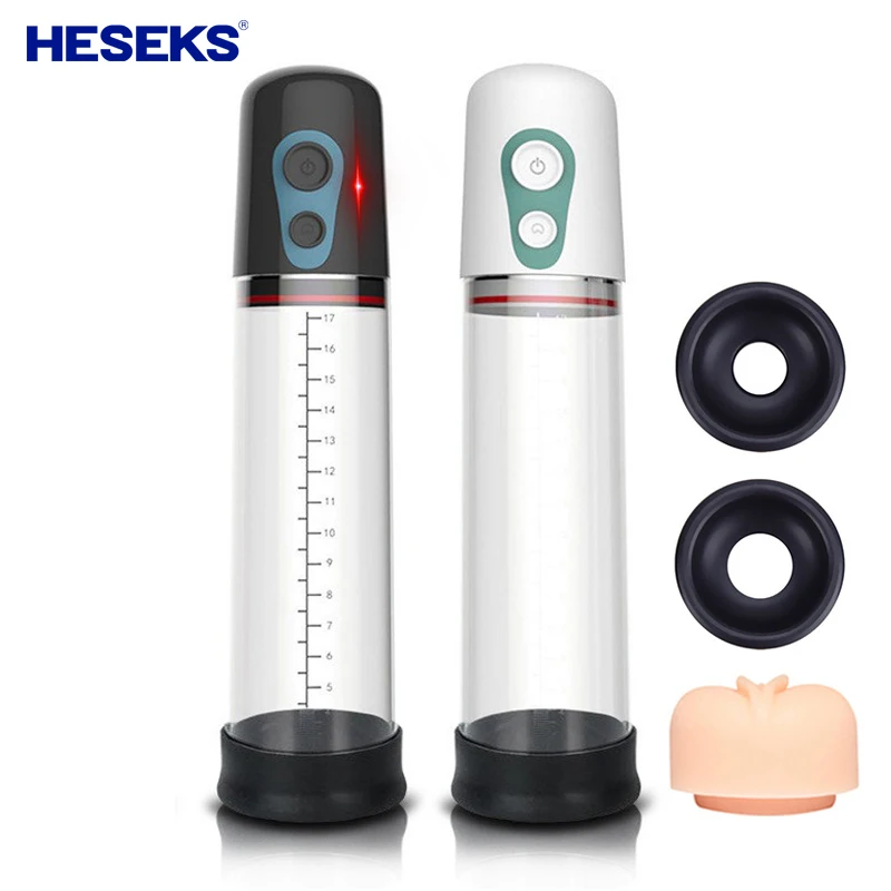 Zdjęcie produktu z kategorii pompki do penisa - HESEKS Automatic Penis Vacuum Pump