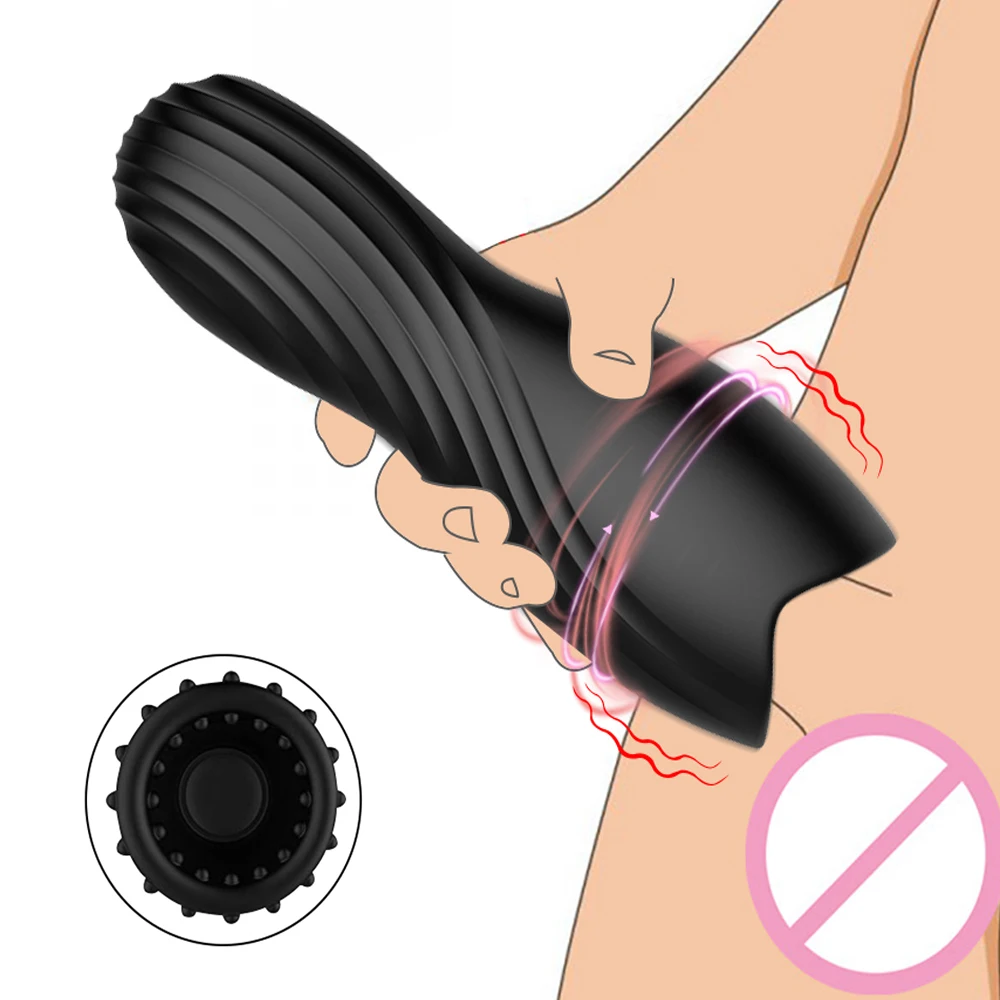 Zdjęcie produktu z kategorii masturbatorów dla mężczyzn - Rotating Vibrating Masturbator for Men