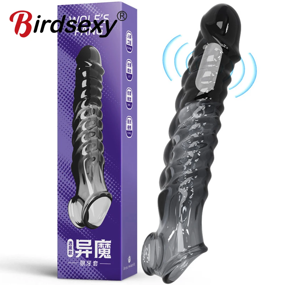 Zdjęcie produktu z kategorii nakładek na penisa - Adult Penis Extender Enlargement Reusable