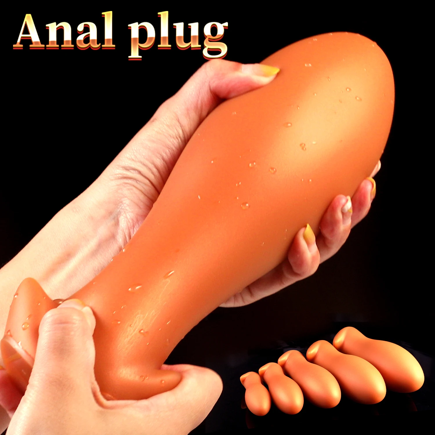Zdjęcie produktu z kategorii korków analnych - Huge butt plug anal sex