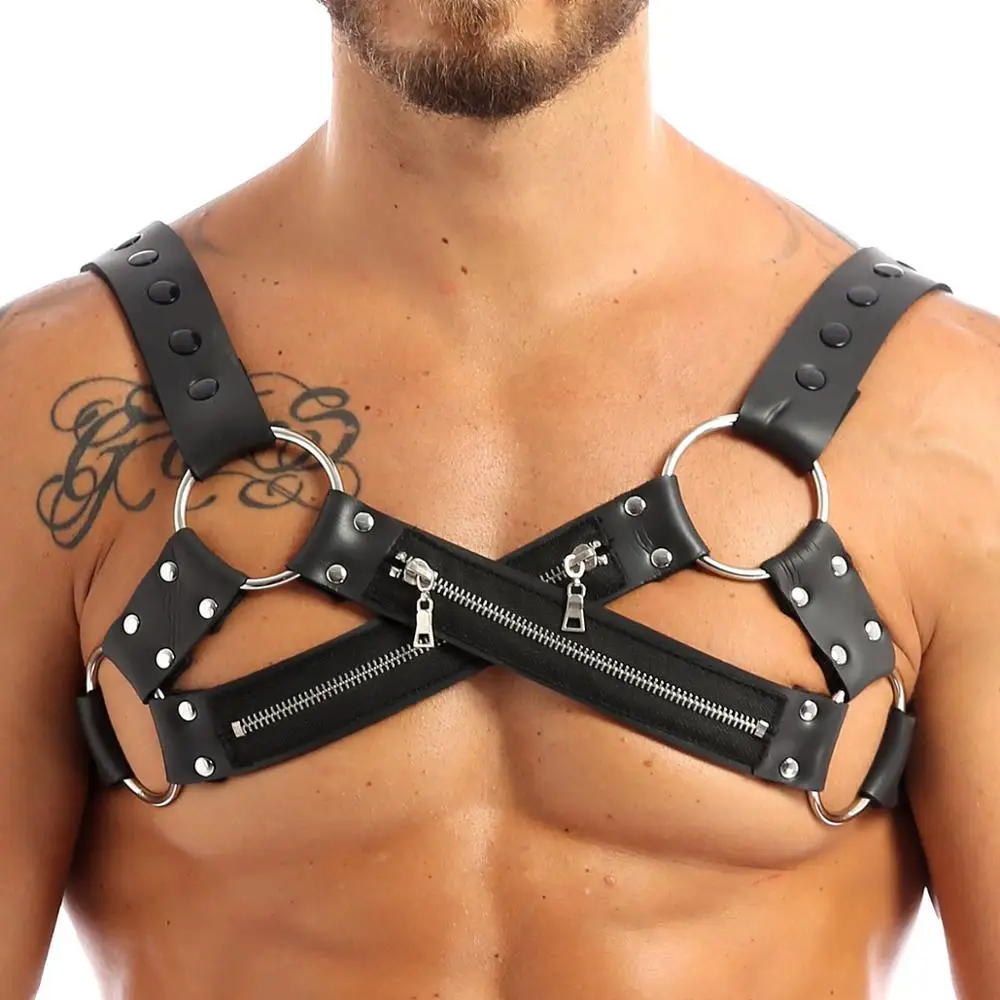 Zdjęcie produktu z kategorii odzieży erotycznej dla mężczyzn - Gay Rave Harness Men Belt