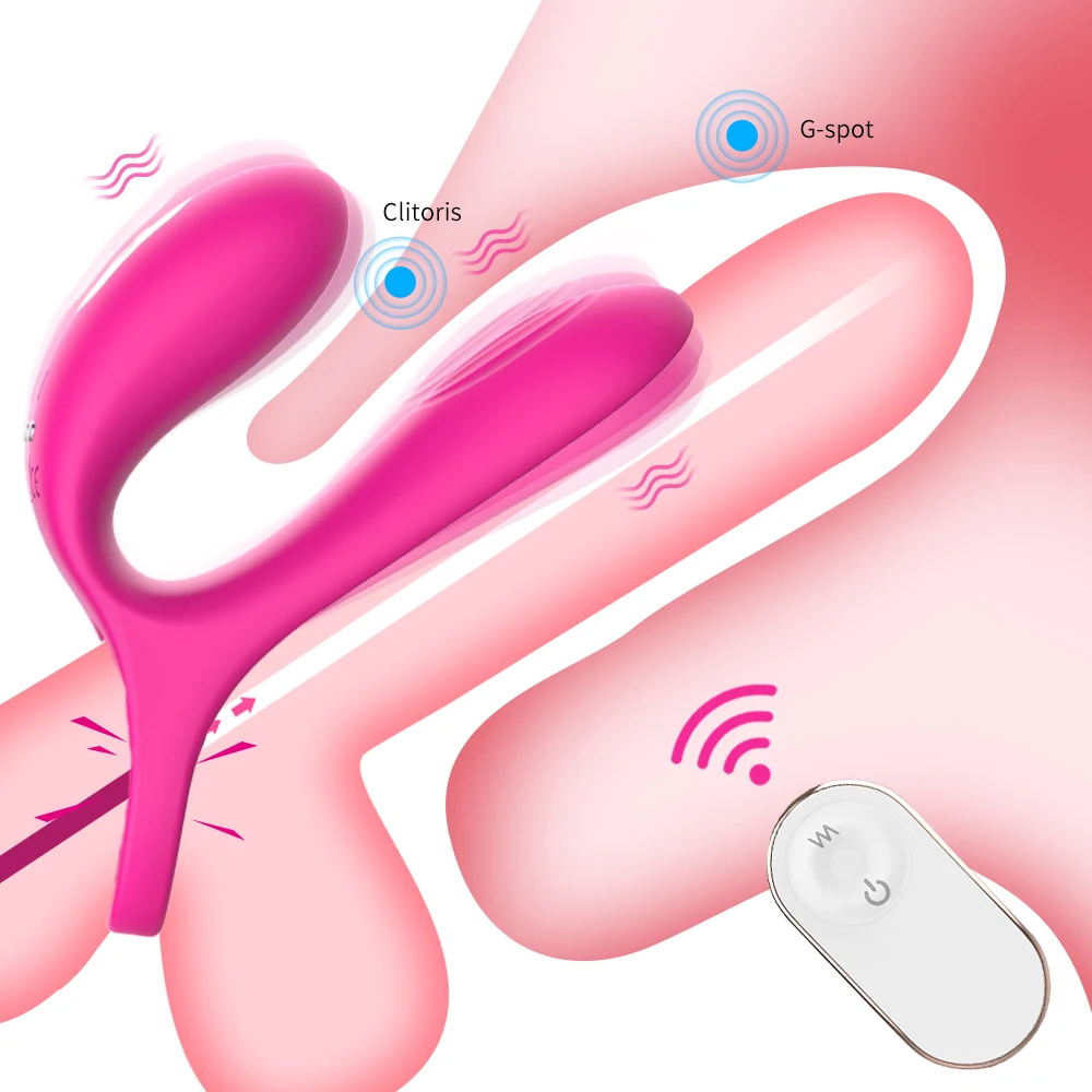 Zdjęcie produktu z kategorii wibratorów punktu G - Wireless Remote Control Penis Ring