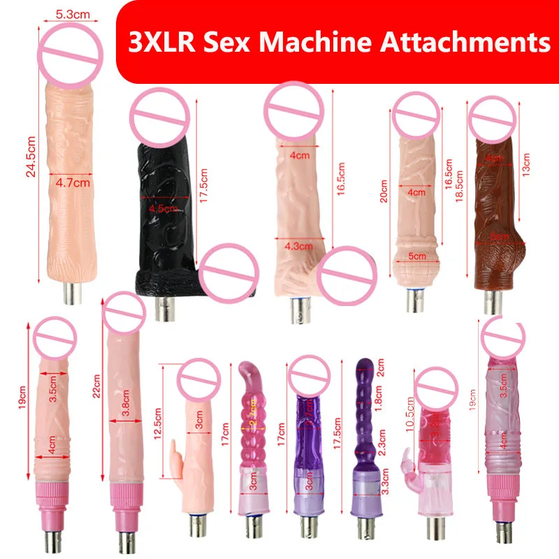 Zdjęcie produktu z kategorii dilda - 3XLR Sex MachineTraditional Dildos Attachment