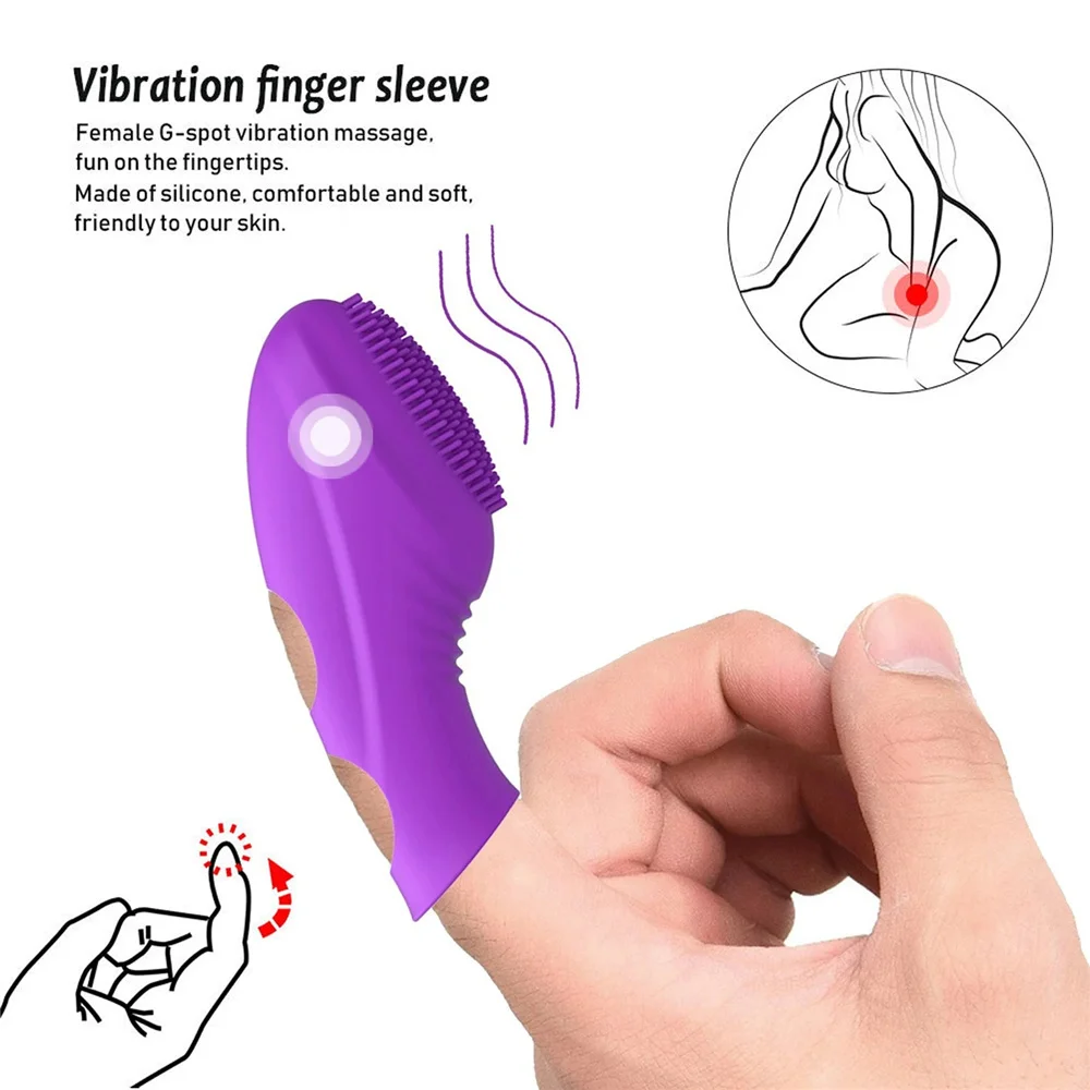 Zdjęcie produktu z kategorii wibratorów punktu G - Finger Vibrators for Women G-spot