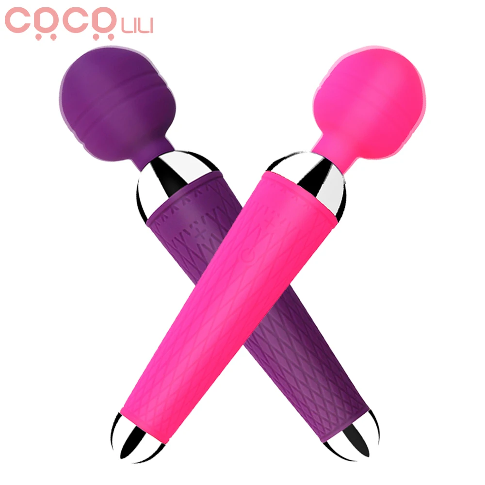 Zdjęcie produktu z kategorii wibratorów różdżek (magic wand) - Powerful Clitoris Dildo Vibrator Erotic