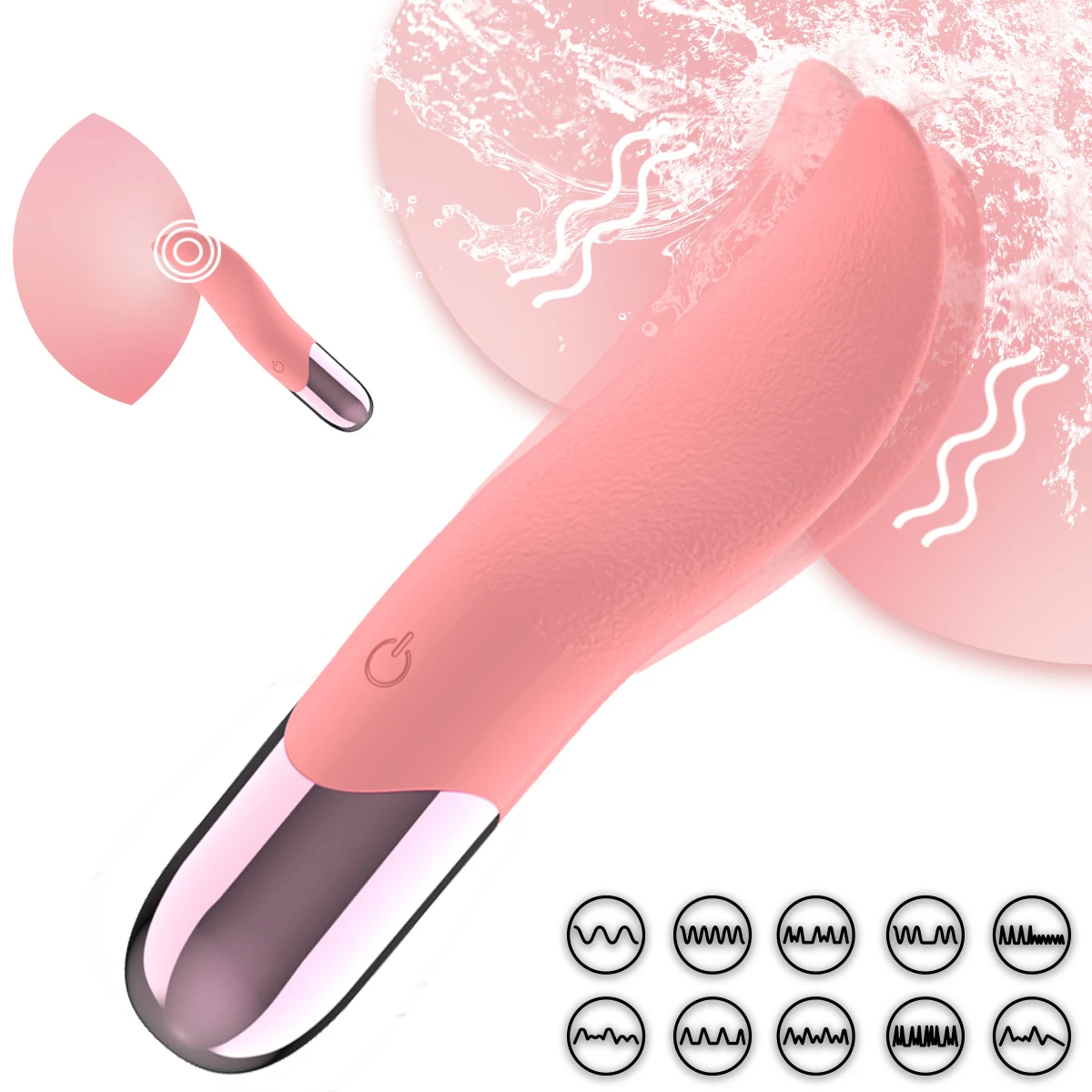 Zdjęcie produktu z kategorii wibratorów łechtaczkowych - Tongue Licking Vibrator for Women