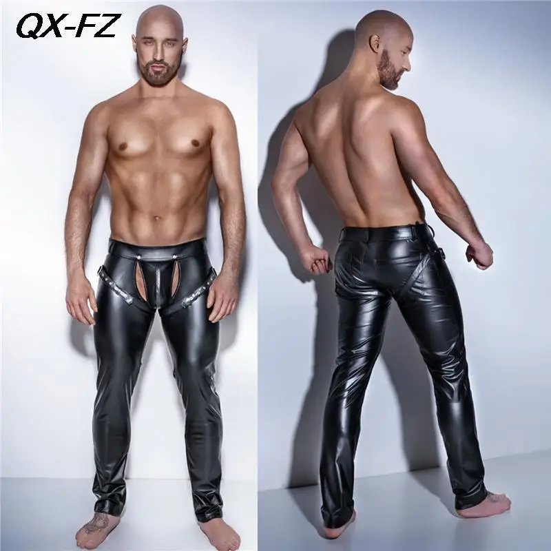 Zdjęcie produktu z kategorii zabawek erotycznych dla gejów - Erotic Men Faux PU Leather