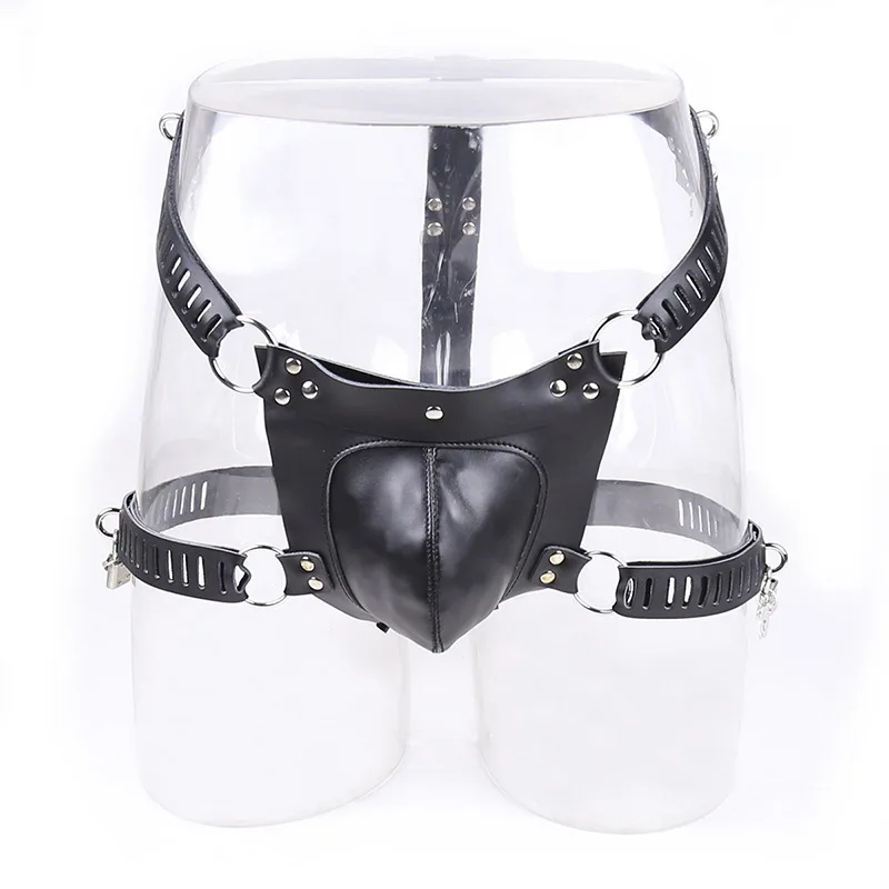 Zdjęcie produktu z kategorii odzieży erotycznej dla mężczyzn - Adult Games Black PU Leather