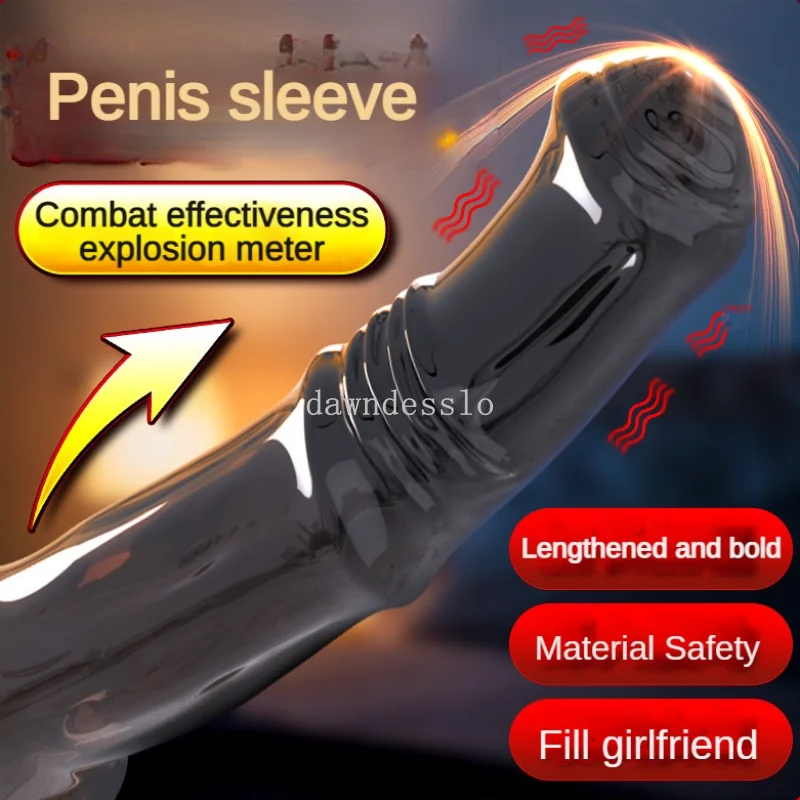 Zdjęcie produktu z kategorii nakładek na penisa - Penis Extender Sleeve Sex Toys