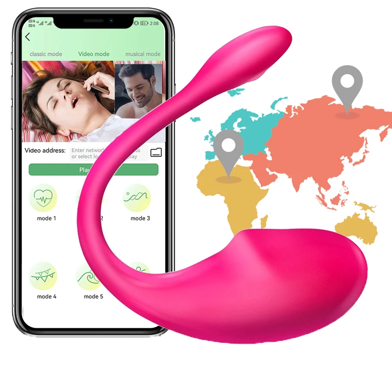 Zdjęcie produktu z kategorii wibratorów i stymulatorów - Sex Toy APP Smart Phone