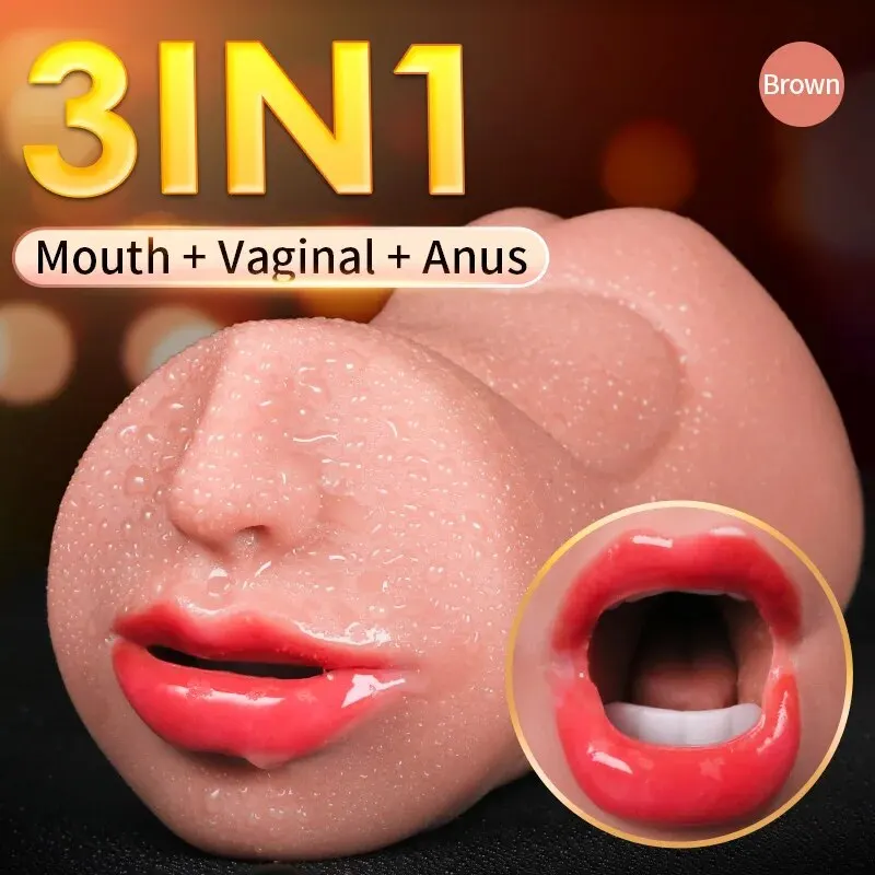 Zdjęcie produktu z kategorii masturbatorów dla mężczyzn - 3 IN 1 Sex Toys