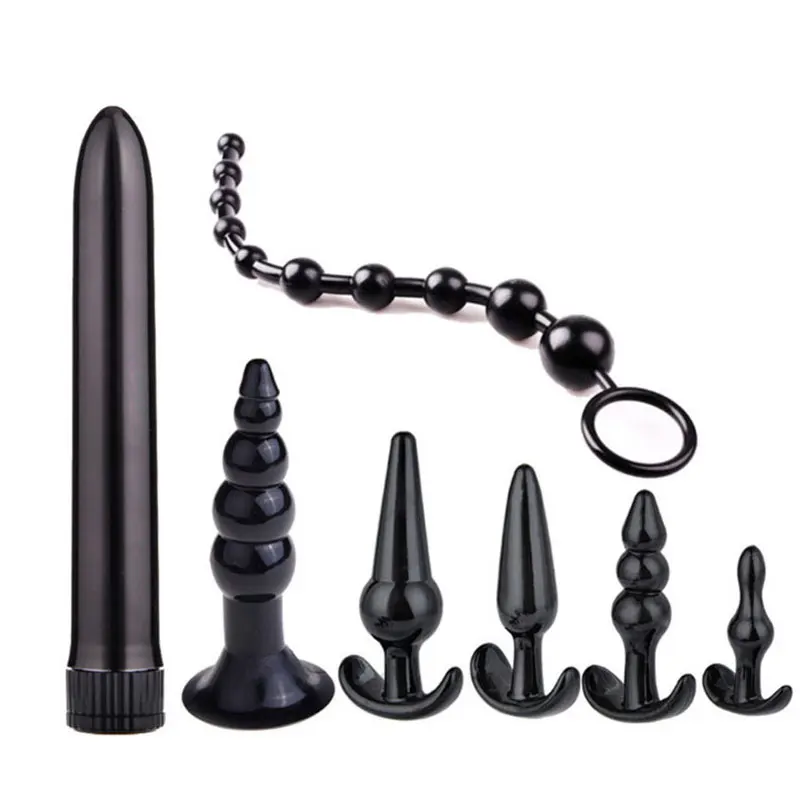 Zdjęcie produktu z kategorii zabawek erotycznych dla gejów - 4/5/7/8Pcs/Set Silicone Butt Plug Dildo
