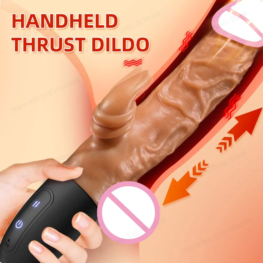 Zdjęcie produktu z kategorii wibratorów pchających - Realistic Dildo Vibrator for Women