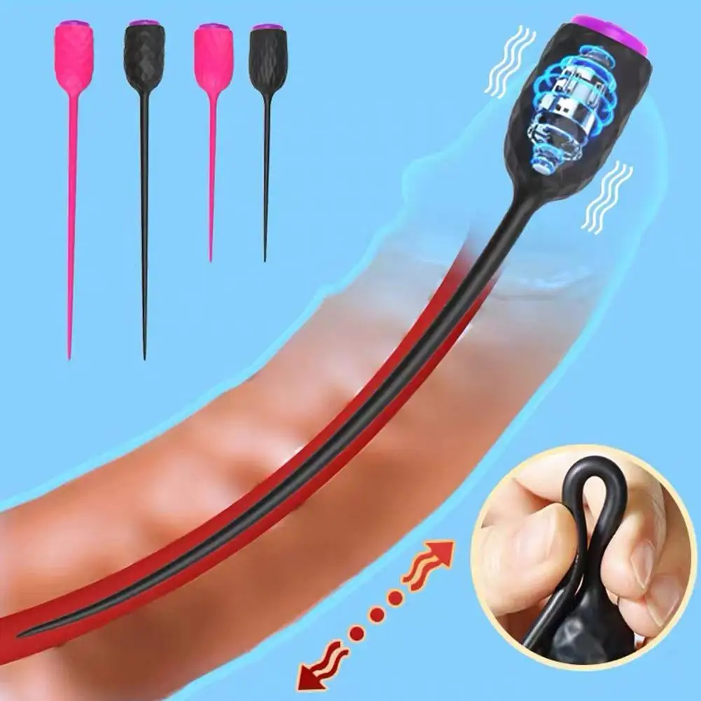 Zdjęcie produktu z kategorii wibrujące dilda - Urethral Vibrator Catheter Sex Toy