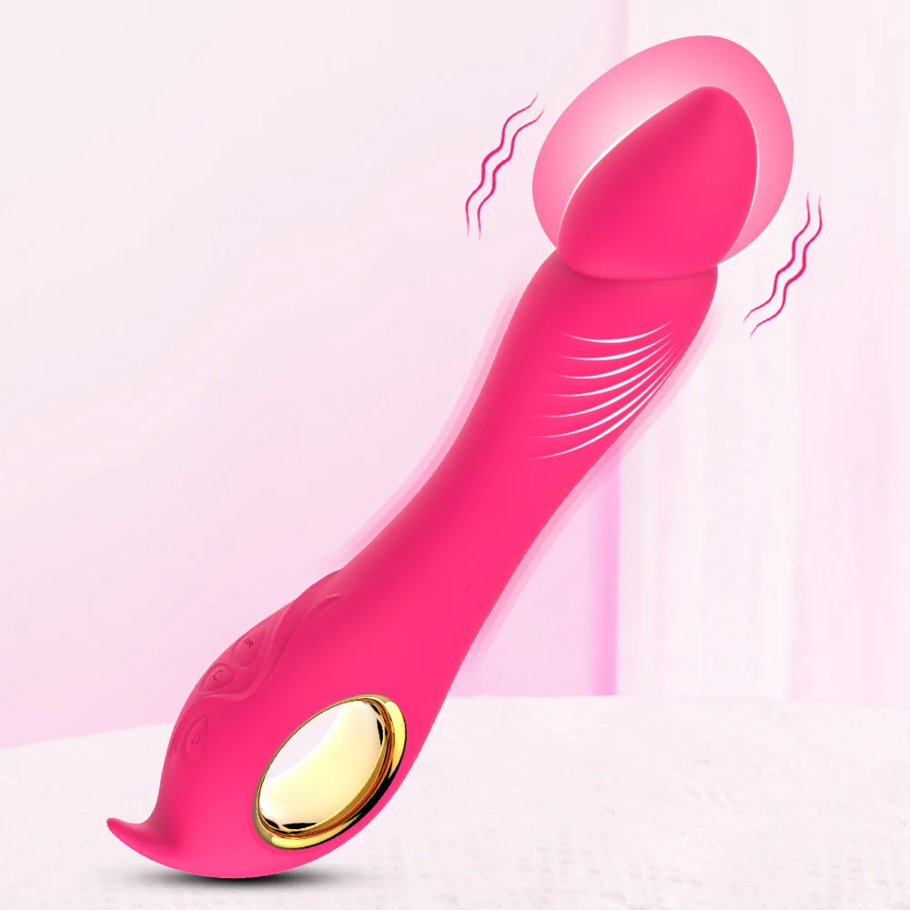 Zdjęcie produktu z kategorii wibratorów klasycznych - G-spot clitoral stimulator Inflatable vibrator