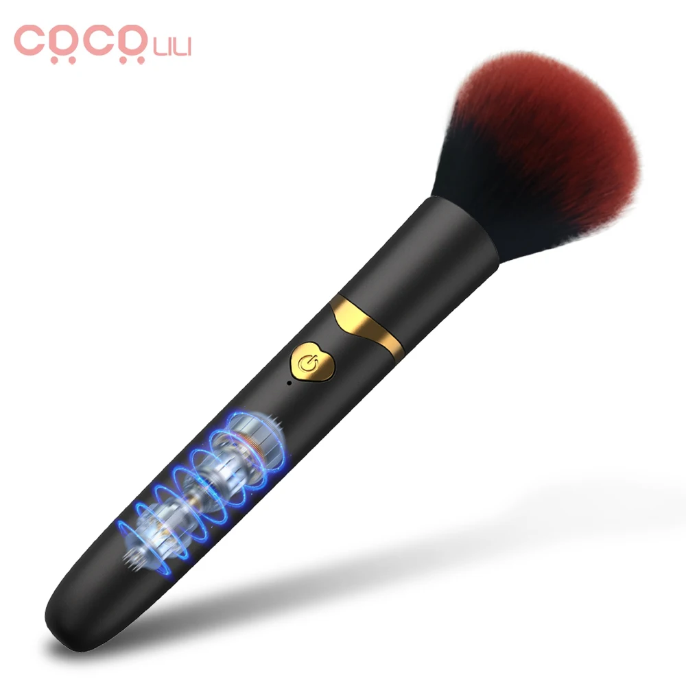 Zdjęcie produktu z kategorii wibratorów różdżek (magic wand) - Makeup Brush Vibrator Strong Shock