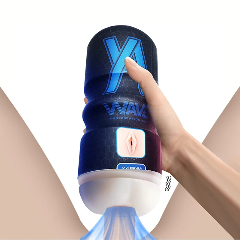 Zdjęcie produktu z kategorii masturbatorów dla mężczyzn - WAVE Powerful Sucking Masturbation Cup