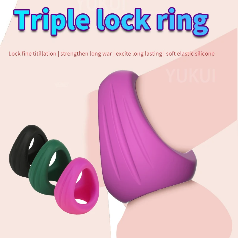 Zdjęcie produktu z kategorii pierścienie erekcyjne - Triangle Penis Ring Cock Rings