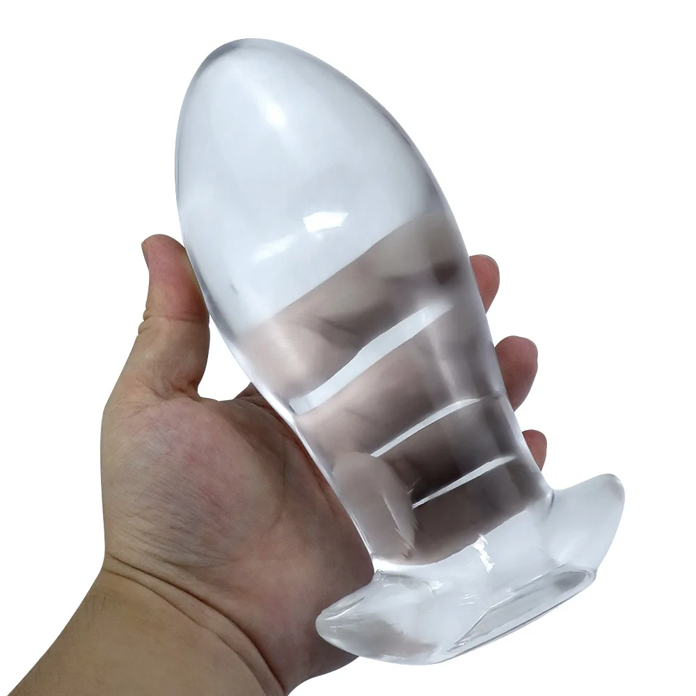 Zdjęcie produktu z kategorii korków analnych - Clear Anal Plug Egg Butt