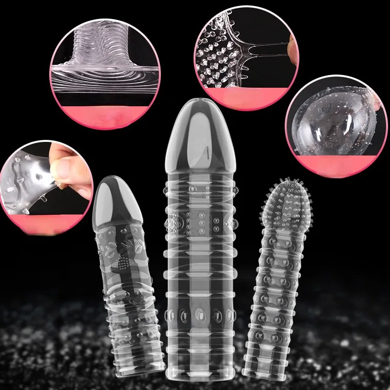 Zdjęcie produktu z kategorii nakładek na penisa - 14 Typs Crystal Penis Enlargement