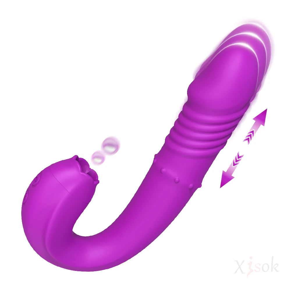 Zdjęcie produktu z kategorii wibratorów pchających - Thrusting Vibrator Sex Toy for