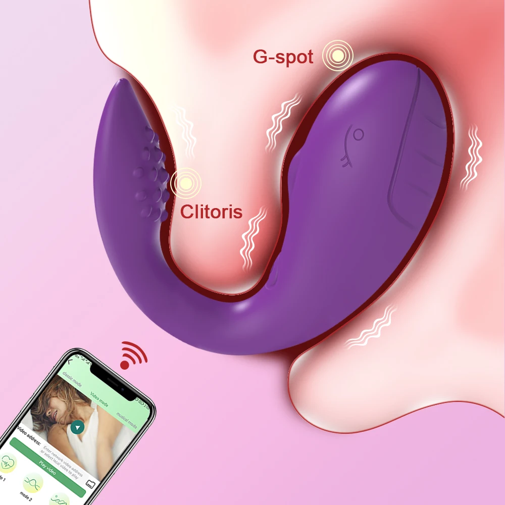 Zdjęcie produktu z kategorii wibrujących jajeczek - Sex Toys Bluetooth Female Vibrator