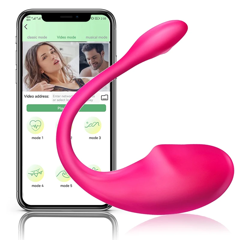 Zdjęcie produktu z kategorii wibratorów do majtek - HULAMY Sex Toys Bluetooth G