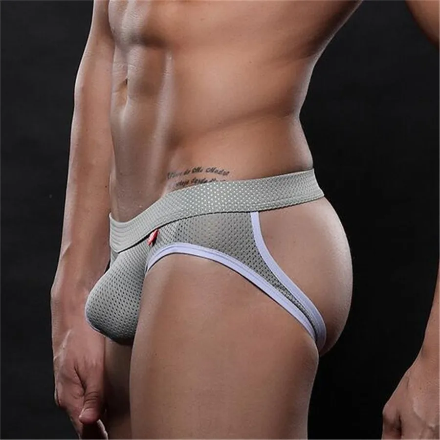 Zdjęcie produktu z kategorii bielizna erotyczna - Mesh Jockstrap Men Thong Underwear