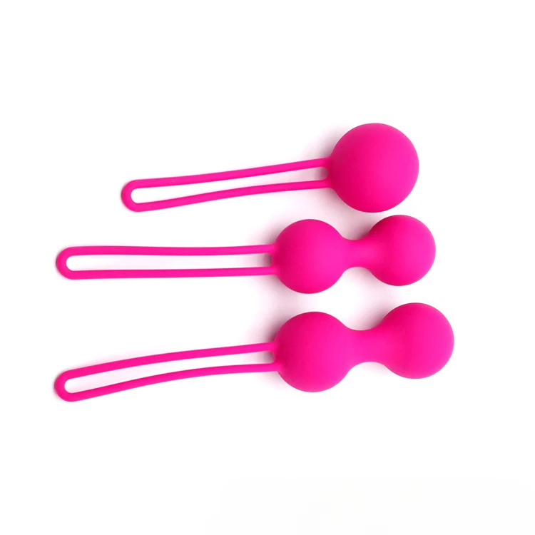 Zdjęcie produktu z kategorii kulki gejszy - 1 Set Silicone Vaginal Balls