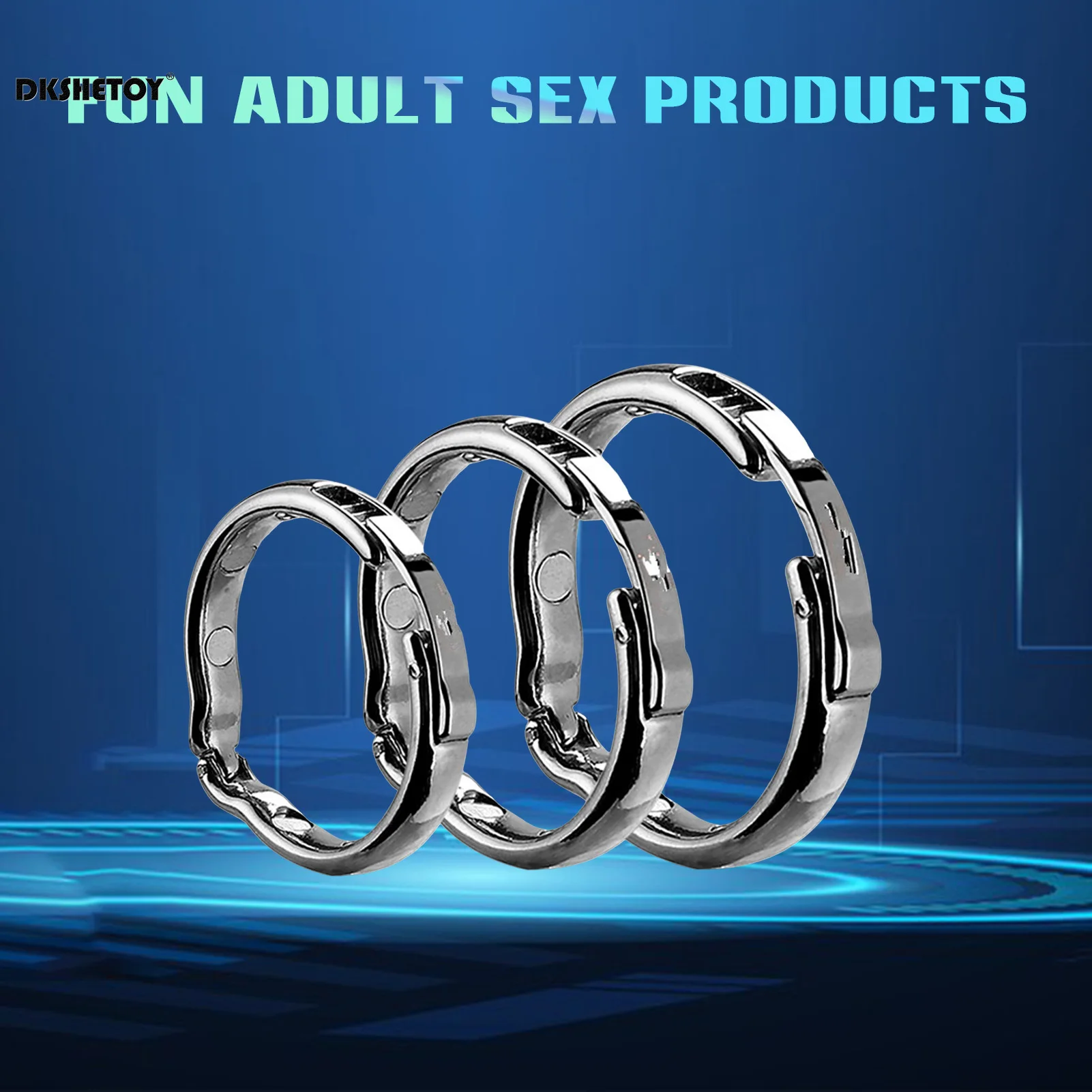 Zdjęcie produktu z kategorii pierścienie erekcyjne - Stainless Steel Penis Lock Cock