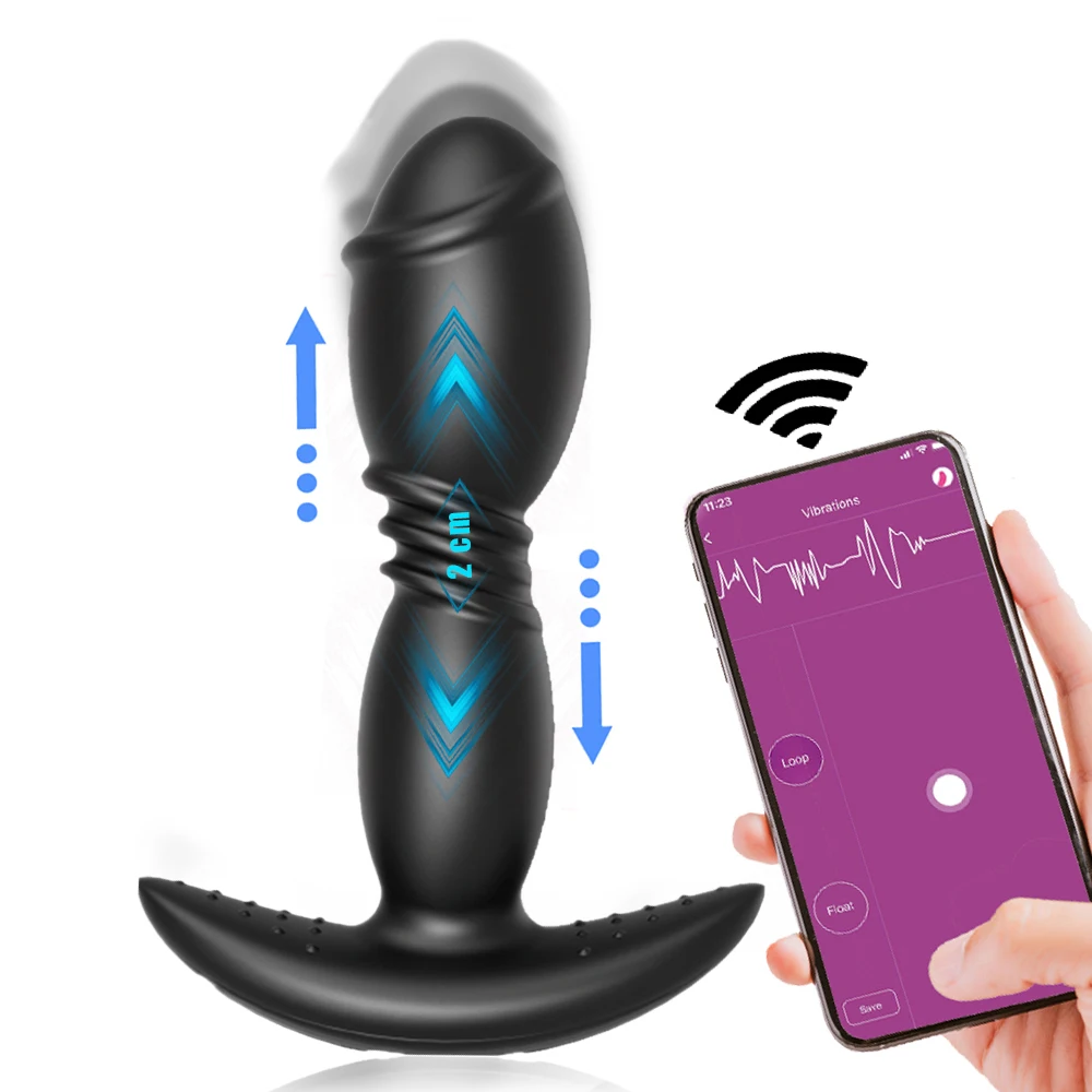 Zdjęcie produktu z kategorii wibratorów pchających - Male Masturbator Vibrators Anal Sex