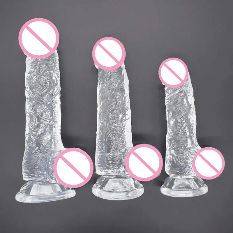 Zdjęcie produktu z kategorii dilda realistyczne - New Realistic Dildos Erotic Jelly