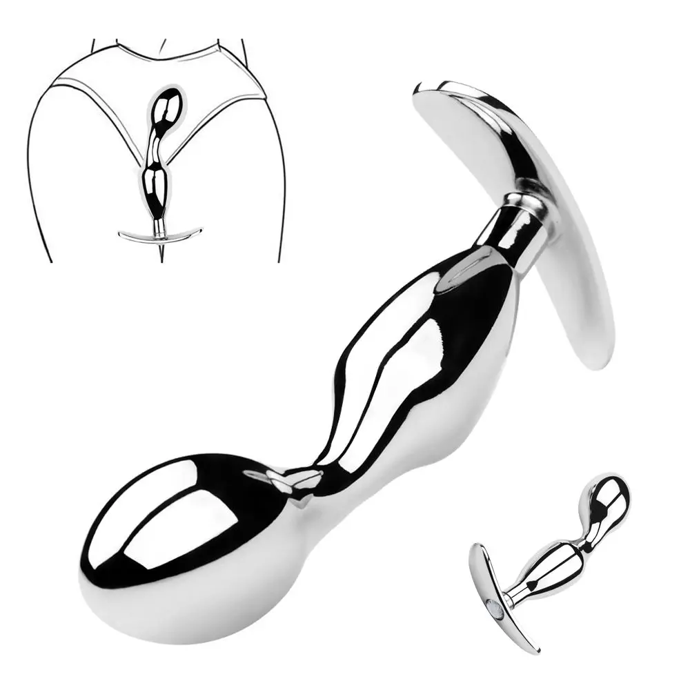 Zdjęcie produktu z kategorii korków analnych - Prostate Massage Stainless Steel Butt