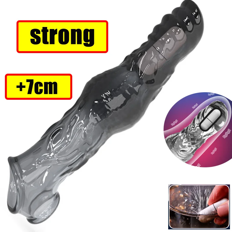 Zdjęcie produktu z kategorii nakładek na penisa - Extend 7cm Penis Enlargement Sleeve