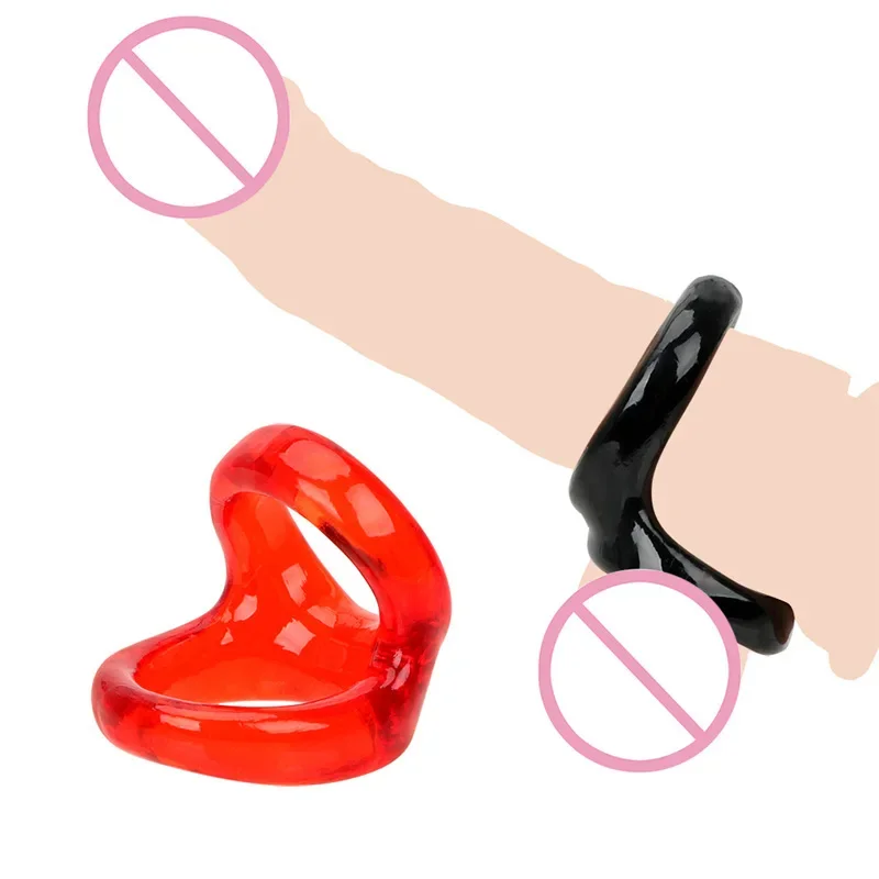 Zdjęcie produktu z kategorii pierścienie erekcyjne - Delay Ejaculation Penis Rings Male