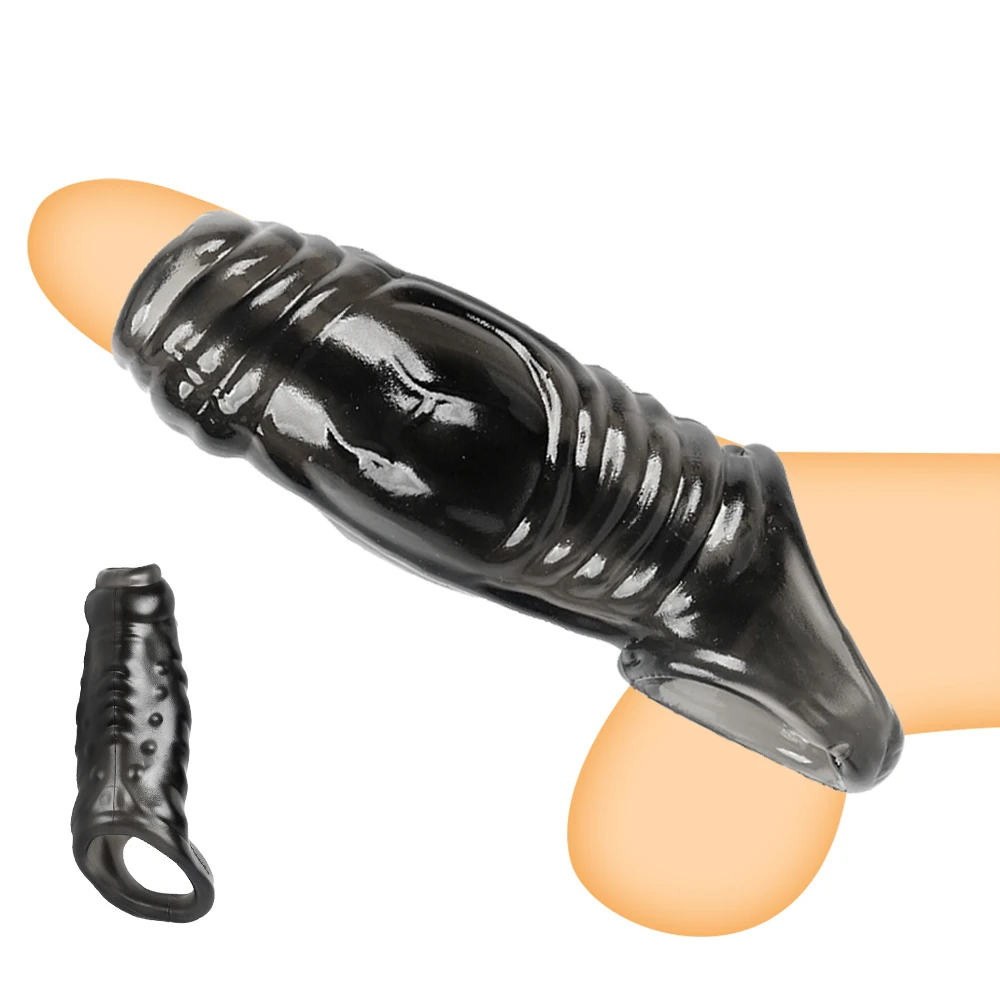Zdjęcie produktu z kategorii nakładek na penisa - Men Penis Extender Sleeve Delay