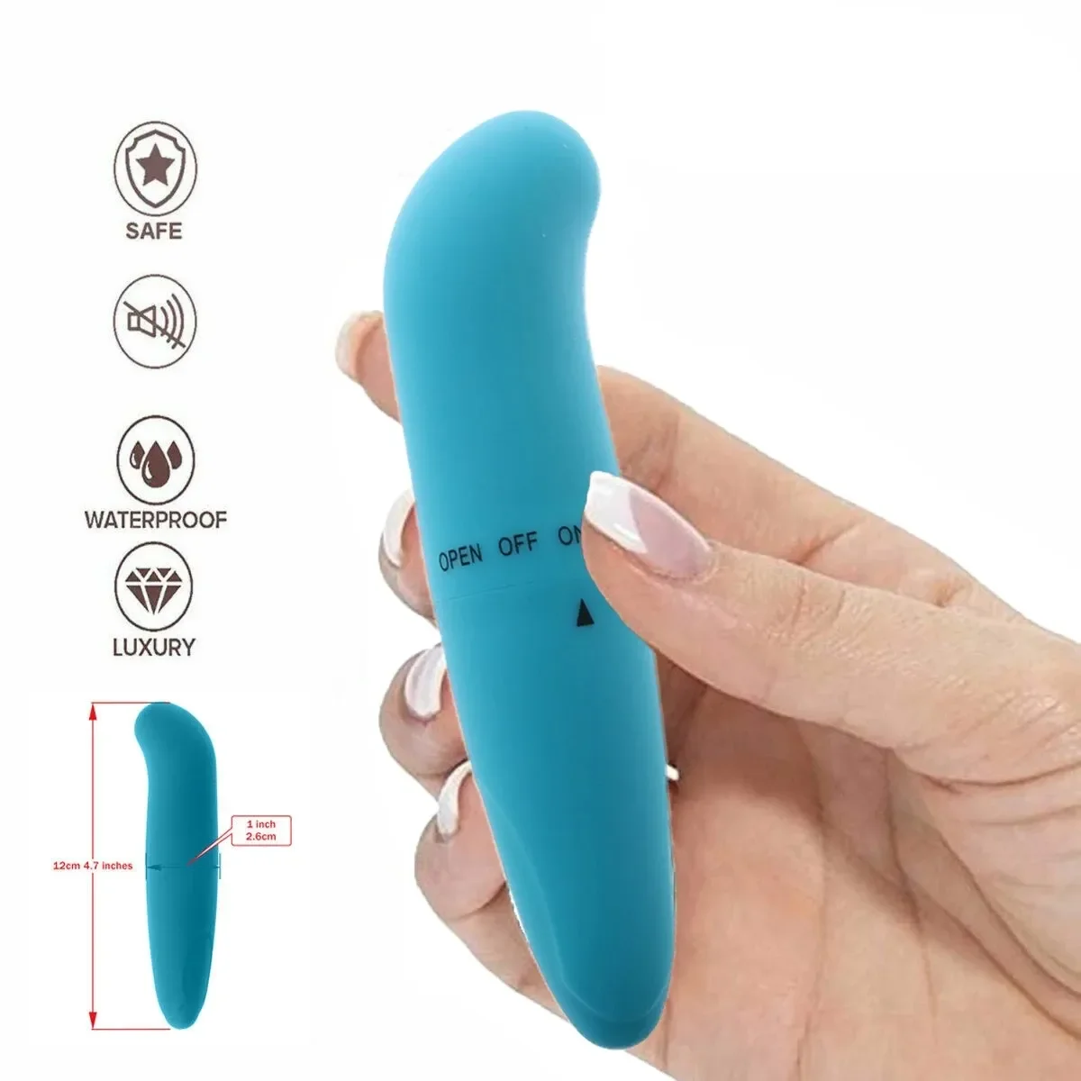 Zdjęcie produktu z kategorii wibrujących jajeczek - Powerful Mini G-Spot Vibrator Massager