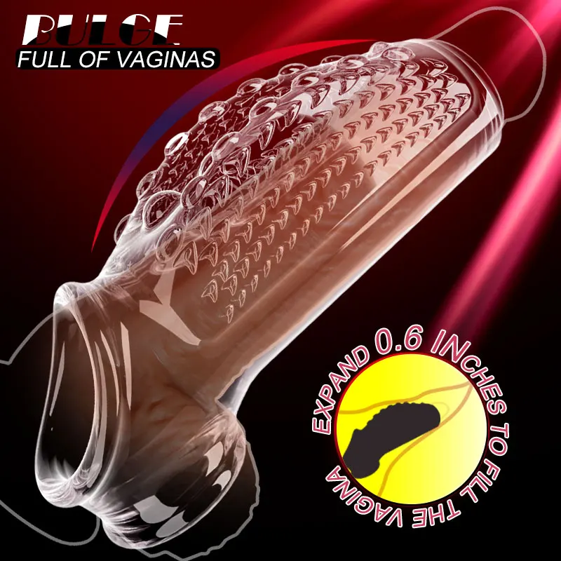 Zdjęcie produktu z kategorii nakładek na penisa - Reusable Penis magnify Cock Rings