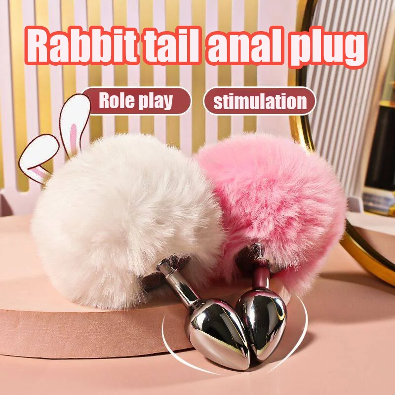 Zdjęcie produktu z kategorii korków analnych - Mini Bunny Tail Butt Plug