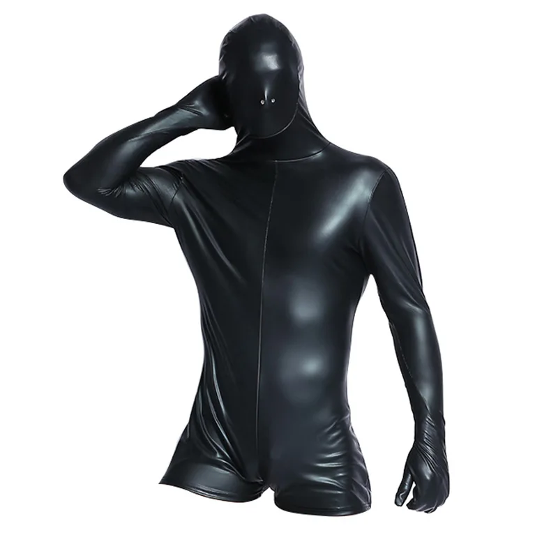 Zdjęcie produktu z kategorii odzieży erotycznej dla mężczyzn - Men Sexy Black PVC Latex