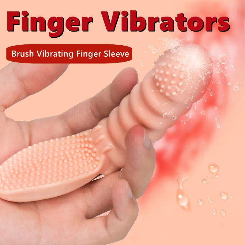Zdjęcie produktu z kategorii wibratorów na palec - Finger Vibrators Brush Vibrating Finger