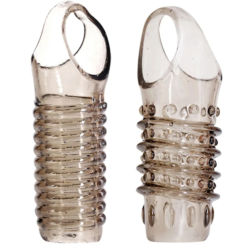 Zdjęcie produktu z kategorii nakładek na penisa - Silicone Reusable Penis Sleeve Flexible