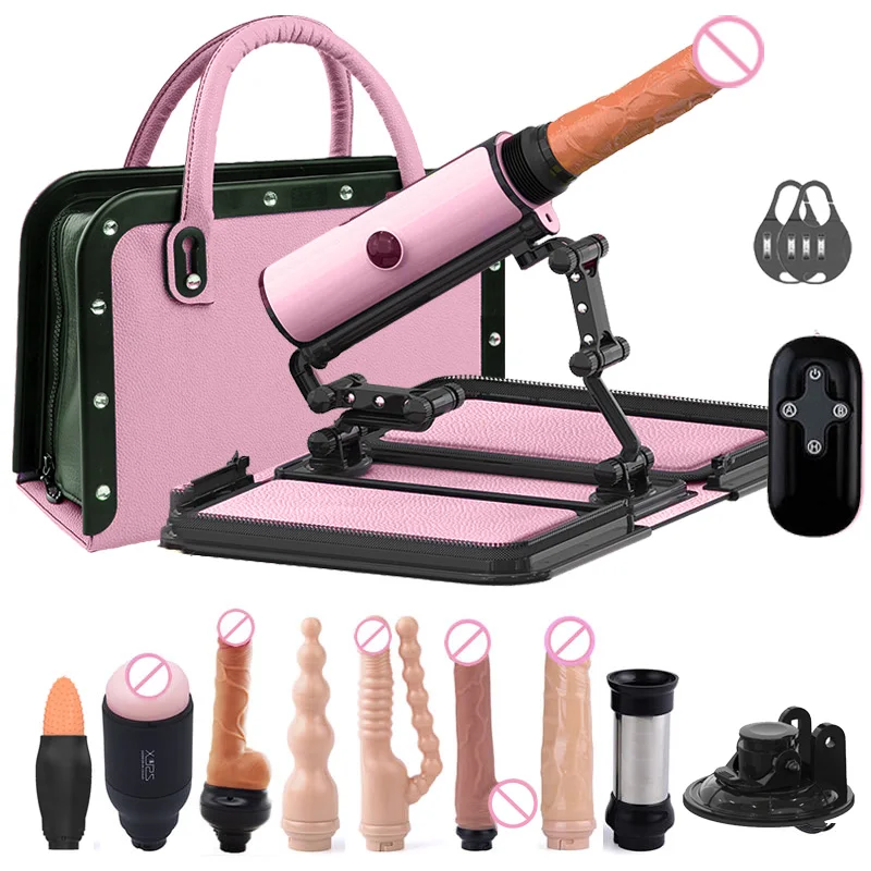 Zdjęcie produktu z kategorii wibratorów i stymulatorów - Sex Machine Portable Handbag Dildo