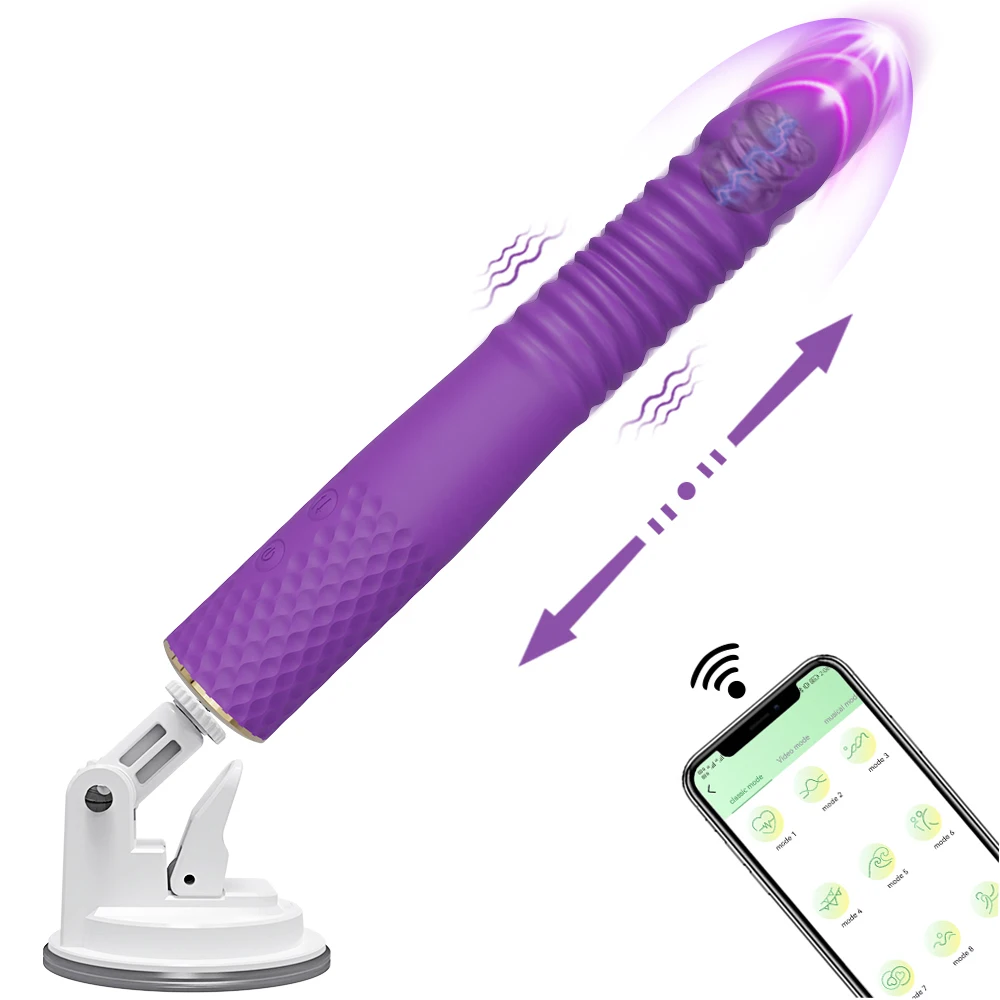 Zdjęcie produktu z kategorii wibratorów pchających - Thrusting APP Vibrator for Women