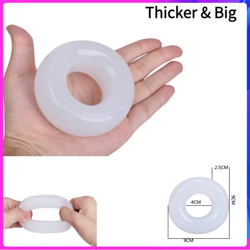 Zdjęcie produktu z kategorii pierścienie erekcyjne - Male Silicone Weight Bearing Ring